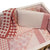 Petit Nest Pink Jersey Flower Cot Coverlet (122 x 97cm)