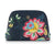 Blue Jambo Flower Large Triangle Beauty Bag