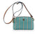 Green Blurred Lines Small Cross Body Bag