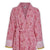 Jacquard Check Pink Bath Robe