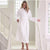 Mosaic de Pip White Cotton Bathrobe