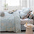 Origami Tree Light Blue Quilt Cover Set