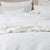 Farley White European Pillowcase