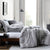 Subi Grey Quilt Cover Set