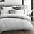 Upton White Quilt Cover Set