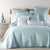 Clavo Blue Coverlet Set