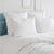 La Via White 400TC Cotton Quilt Cover Set