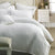 Paris Waffle White Quilt Cover Set