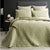 Cavallo Jade French Linen Coverlet Set