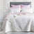 Cavallo White French Linen Coverlet Set