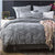 Chevvy Silver Quilt Cover Set