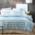 Classic Tufted Blue Quilt Cover Set