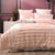 Classic Tufted Blush Quilt Cover Set