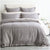Elegance Waffle Fossil Quilt Cover Set