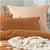 Essentials Vintage Washed WOOD European Pillowcase