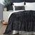 Heavy Weight Mink Blanket Charcoal (220 x 240cm)