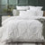 Moroccan White Quilt Cover Set