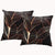 Leaf Velvet Cushion (50 x 50cm) Twin Pack