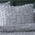 Riley Silver European Pillowcase