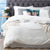 Solana White Quilt Cover Set