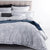 Nord Silver Quilt Cover Set