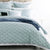 Oscar Teal Quilt Cover Set