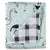 Flamingo Mint Cot Coverlet (90 x 125cm)