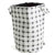 Storage Basket Grey Gingham