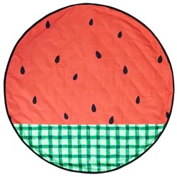 Watermelon Button Mat Watermelon Reversible Round Play Mat by Sack Me – Cottonbox Pty Ltd