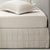 Abbotson Flax Quilted Bed Skirt