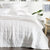 Abbotson White Bed Cover