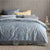Allston Blue Fog Quilt Cover Set