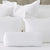Christobel White Tailored Pillow Sham