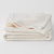 Cotton Plush Cream Cot Blanket (120 x 120cm)