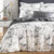 Ivona Charcoal Quilt Cover Set