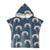 Rainbow Navy Kids Poncho