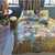 Van Gogh Bouquet dAnniversaire Gold Quilt Cover Set