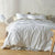 Orion White Quilt Cover Set