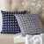 Lattice SILVER Square Cushion (41 x 41cm)