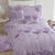 Floret Lilac Quilt Cover Set