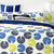 Frankie Cobalt Quilt Cover Set