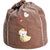 Yellow Dreamy Owl on SAND bean bag