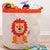 Lion Round Storage Basket